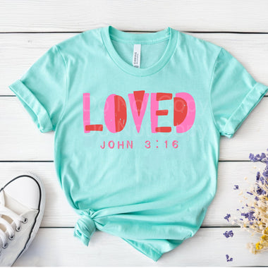 Loved John 3:16 DTF Transfer