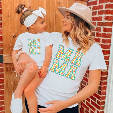Mama Checkered DTF Transfer (Mini Available in separate listing)