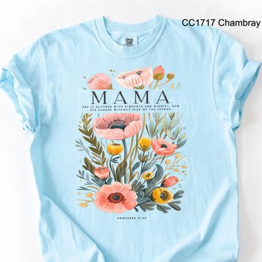 Mama Poppy Flowers DTF Transfer