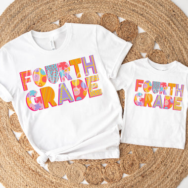 4th Grade Screen Print High Heat Transfer