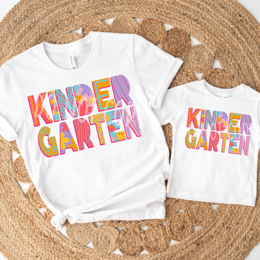 Kindergarten Screen Print High Heat Transfer