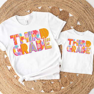 3rd Grade Screen Print High Heat Transfer