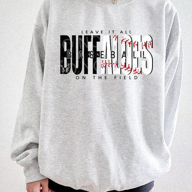 Leave It All On The Field BUFFALOES Baseball BLACK DTF Transfer