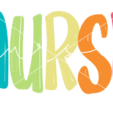 Nurse Colorful Doodle Digital Download