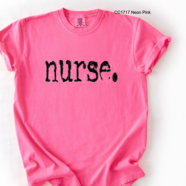 Nurse Typography Single Color Screen B13