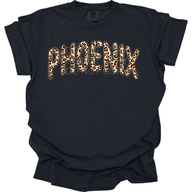 Phoenix Leopard Print Mascot DTF Transfer (E)