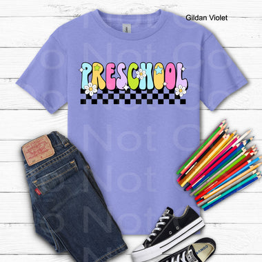 Pretty Colors Preschool DTF Transfer (E)