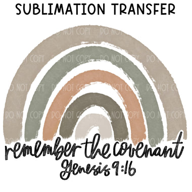 Boho Rainbow Sublimation Transfer