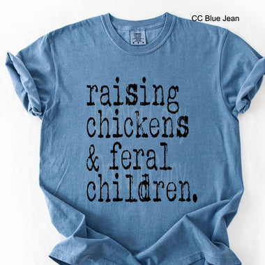 Raising Chickens and Feral Children Single Color Screen R92
