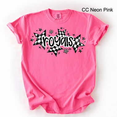 Royals Check Star Mascot DTF Transfer (E)