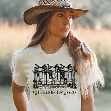 Saddle Up for Jesus Single Color Screen P77