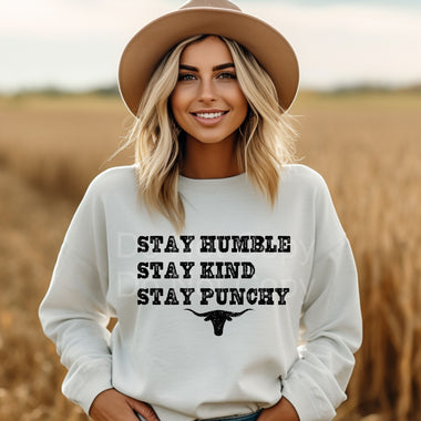 Stay Humble Single Color Screen T24