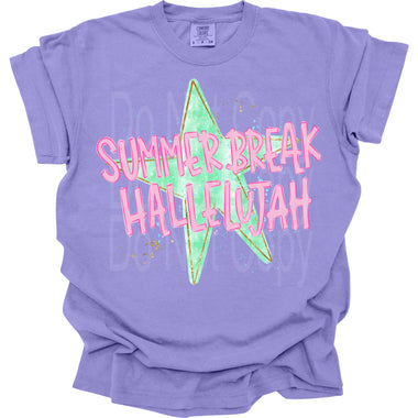 Summer Break Hallelujah DTF Transfer (CC)