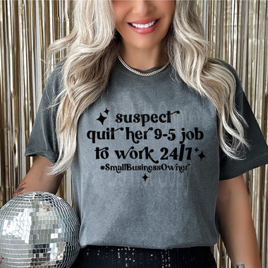 Suspect Quit Her 9/5 Single Color Screen R64