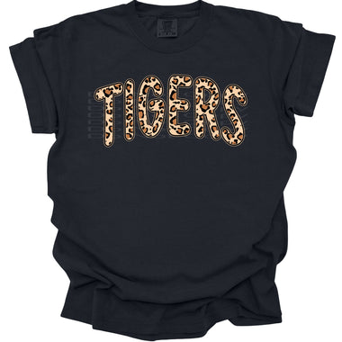 Tigers Leopard Print Mascot DTF Transfer (E)