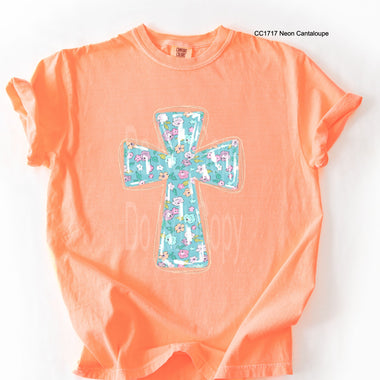 Tiny Flower Cross DTF Transfer