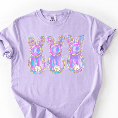 Triple Bunnies DTF Transfer