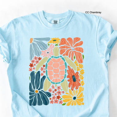 Retro Turtle DTF Transfer