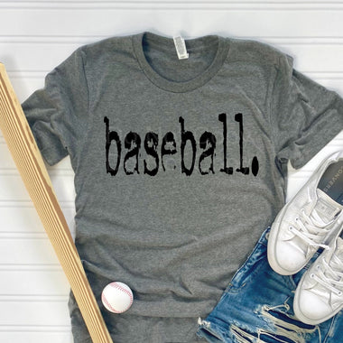 Typograph Baseball Single Color Screen R42