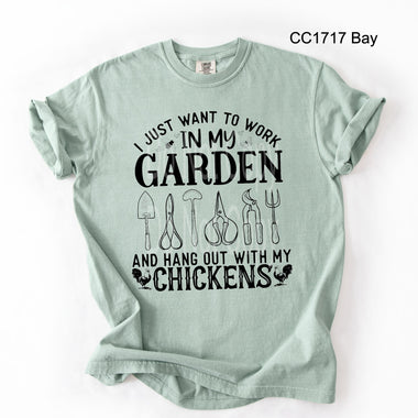 I Just Want to Work My Garden Single Color Screen V47