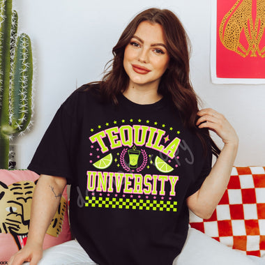 Tequila University Screen Print High Heat Transfer J6