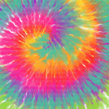 Tie Dye Pattern Sublimation Transfer