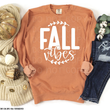 Fall Vibes Screen Print Transfer W84