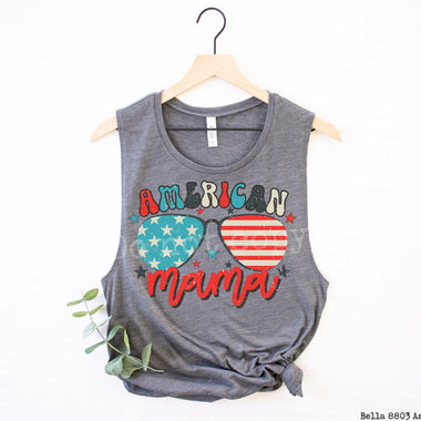 American Mama Sunglasses Screen Print High Heat Transfer Q44