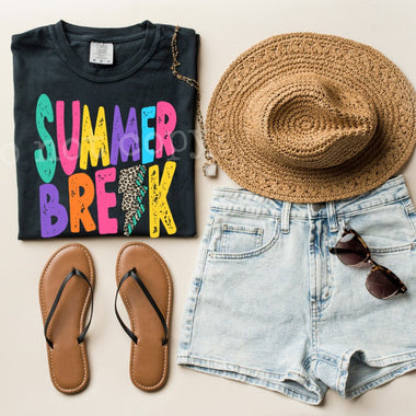 Summer Break Screen Print High Heat Transfers P35