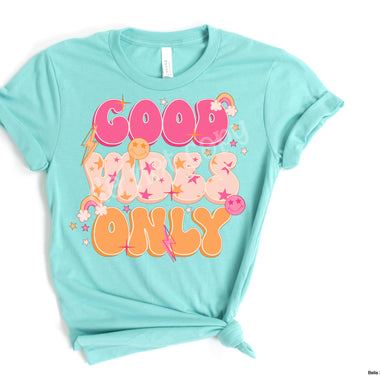Good Vibes Only Screen Print High Heat Transfer P90