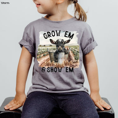 Grow Em Right Goat Screen Print High Heat Transfer