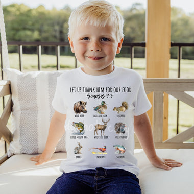 Let us thank Him 8" Screen Print High Heat Transfer I4