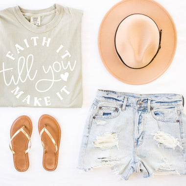 Faith It Screen Print Transfer W79