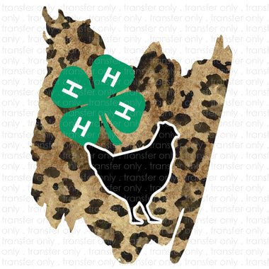 4h Chicken Sublimation Transfer