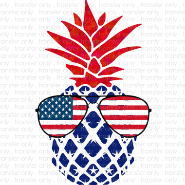 Patriotic Pineapple Sublimation Transfer