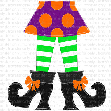 Witch Legs Sublimation Transfer