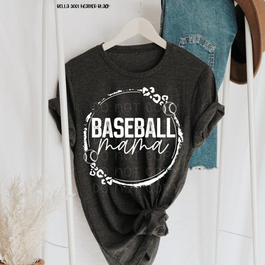 Baseball Mama Screen Print Transfer U130