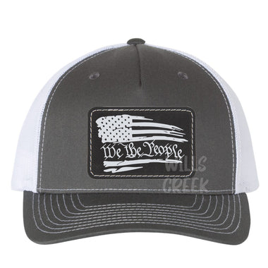 We the People Flag Leather Patches *Patch Only*