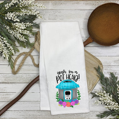 "No Restocks" Pot Head Tea Towel Screen Print Transfers BB41