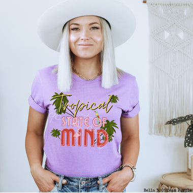 Tropical State of Mind Screen Print High Heat Transfer U48