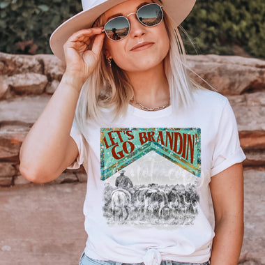 Lets Go Brandin Screen Print High Heat Transfer J19