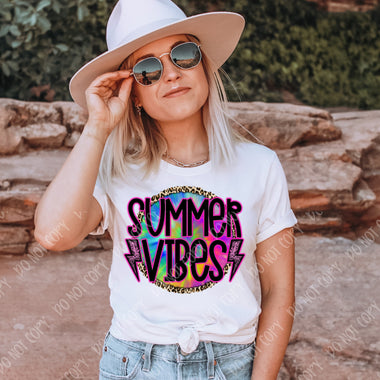 Summer Vibes Screen Print High Heat Transfers V67