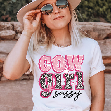 Cowgirl Sassy Screen Print High Heat Transfer V164