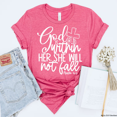 God is within Her Screen Print Transfer P2