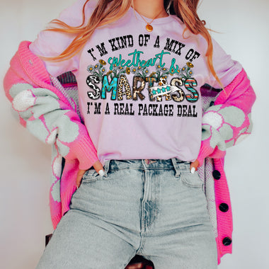 Sweetheart & Smartass Screen Print High Heat Transfer W80
