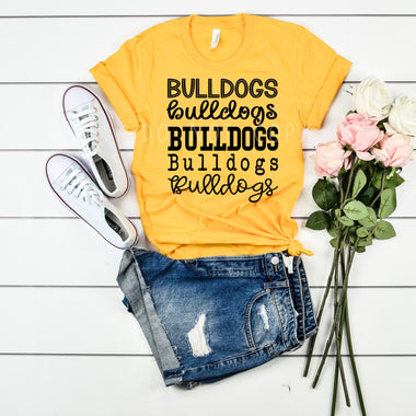 Mascot Various Fonts Screen Print (1 color) *Read Description*