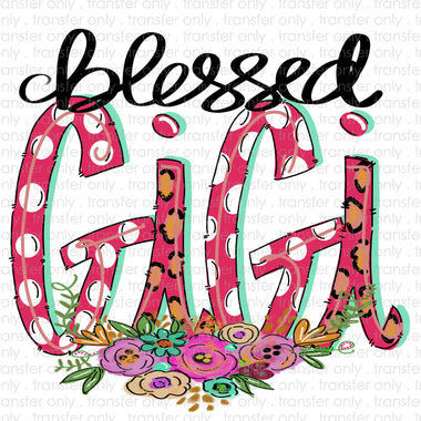 Blessed Gigi Sublimation Transfer