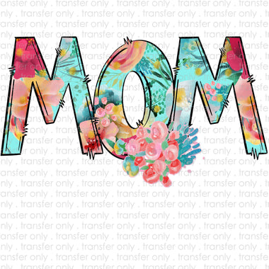 Mom Floral Sublimation Transfer