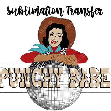 Punchy Babe Sublimation Transfer