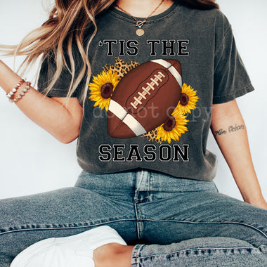 Tis the Season Football Screen Print High Heat Transfer R38